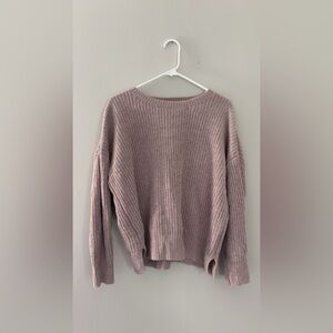 Pink Rose Women's Mauve Knit Sweater
